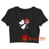 Antifa Moomin Anti Fascist Funny Crop Top Shirt