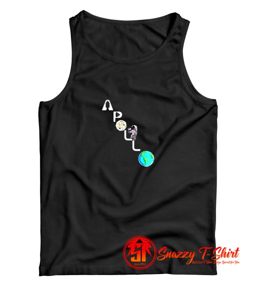 Apollo 11 Climbing Astronaut 50th Tank Top