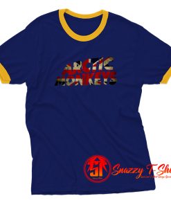 Arctic Monkey Uk Flag Ringer Tee