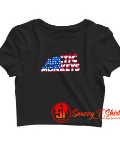 Arctic Monkeys American Crop Top Shirt