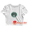 Ariana Grande Starbucks Logo Crop Top Shirt