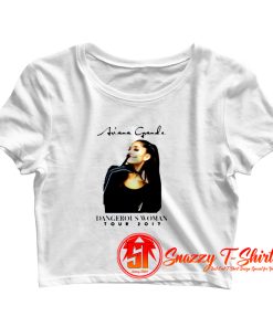 Ariana Grande Tour Dangerous Smilley Crop Top Shirt