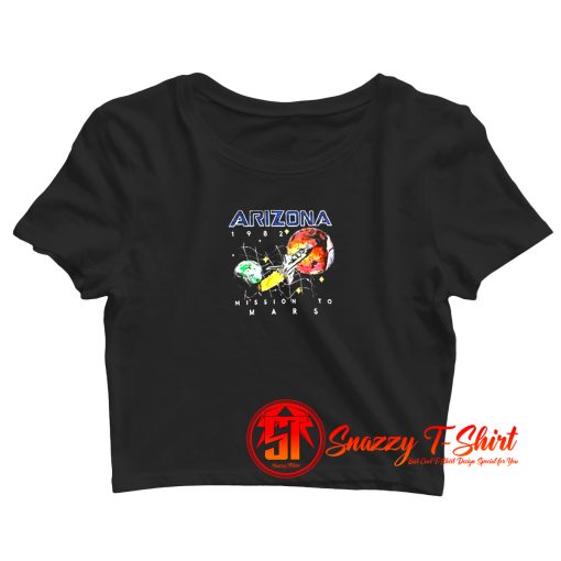 Arizona 1982 Space Mission To Mars Crop Top Shirt