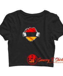 Armenia Roots Flag Crop Top Shirt