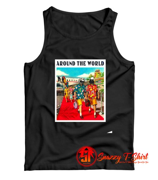 Around The World Daft Punk Tank Top