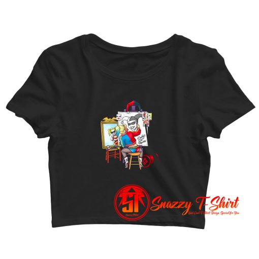 Art Quinn On Canvas Crop Top Shirt