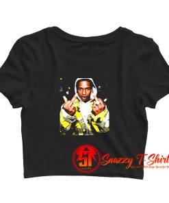 Asap Rocky Middle Finger Poster Crop Top Shirt