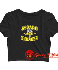 Asgard Gods Football Team Logo Crop Top Shirt