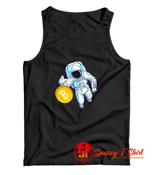 Astronaut Bitcoin Trader Crypto Asset Tank Top