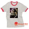 Astronaut Funny Monkey Chimp In Space Ringer Tee