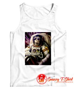 Astronaut Funny Monkey Chimp In Space Tank Top