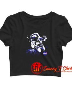 Astronaut NASA Space Crop Top Shirt