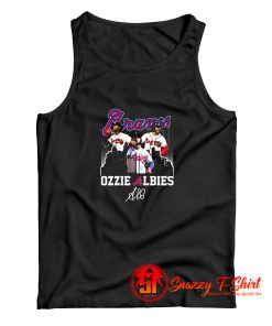 Atlanta Braves Ozzie ALbies Signatures Tank Top