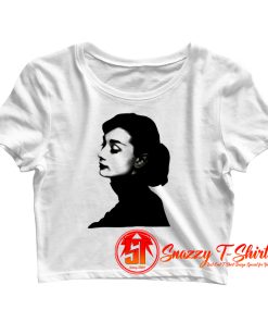 Audrey Hepburn Crop Top Shirt