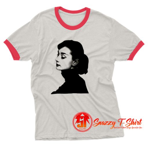 Audrey Hepburn Ringer Tee