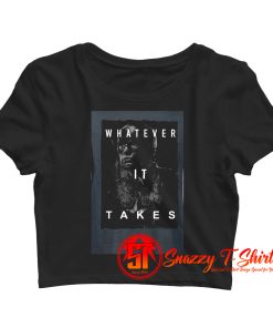 Avengers Endgame Captain America What Ever It Takes Crop Top Shirt