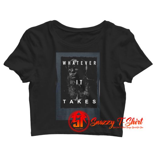 Avengers Endgame Captain America What Ever It Takes Crop Top Shirt