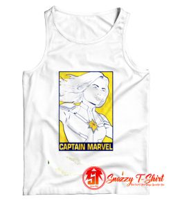 Avengers Endgame Captain Marvel Pop Art Tank Top