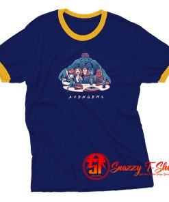 Avengers Friends Graphic Ringer Tee