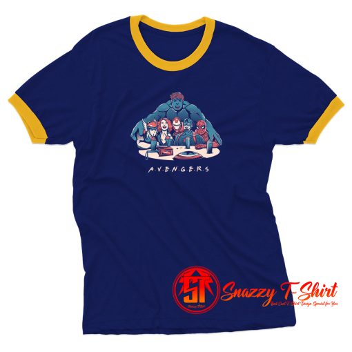 Avengers Friends Graphic Ringer Tee