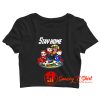 Avengers Stay home Crop Top Shirt