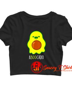 Avocado Costume Boo Crop Top Shirt