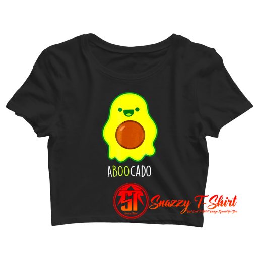 Avocado Costume Boo Crop Top Shirt