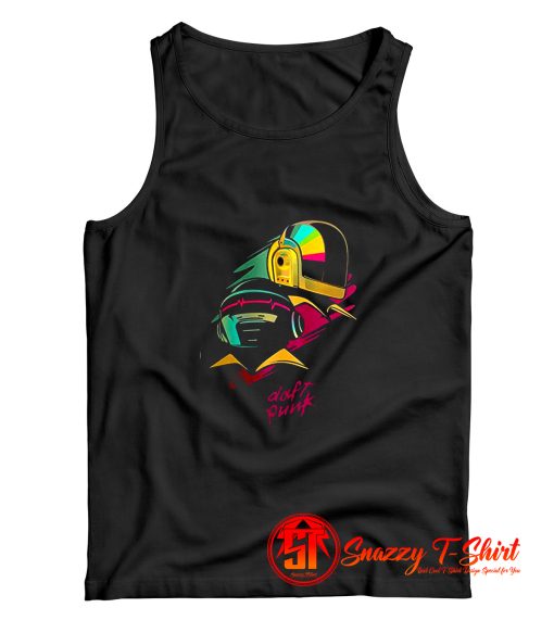 Awesome Daft Punk Retro Unisex Adult Tank Top