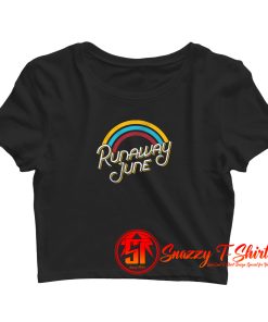 Awesome Runaway June Music White Crop Top Shirt