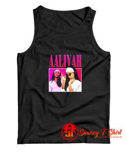 Awesome Vintage Retro Aaliyah 90S Rapper Tank Top