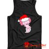 Axolotl With Santa Hat Cute Christmas Tank Top