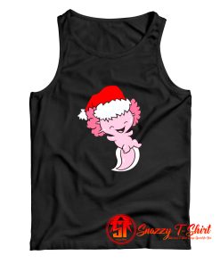 Axolotl With Santa Hat Cute Christmas Tank Top