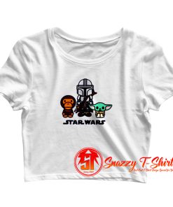 BAPE x Star Wars The Child Mandalorian Crop Top Shirt