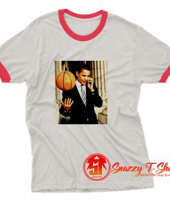 BARACK OBAMA Sport POster Ringer Tee