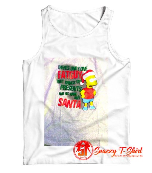 BART SIMPSON CHRISTMAS Tank Top