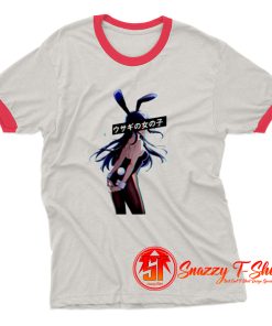 BUNNY COLOUR SAD JAPANESE ANIME AESTHETIC Ringer Tee