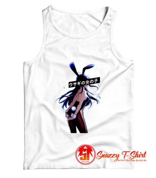 BUNNY COLOUR SAD JAPANESE ANIME AESTHETIC Tank Top