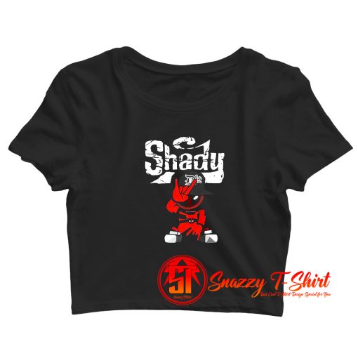 Baby Deadpool Eminem Shady Crop Top Shirt