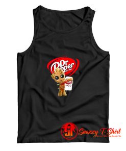 Baby Groot Dr Pepper Guardians Galaxy Tank Top