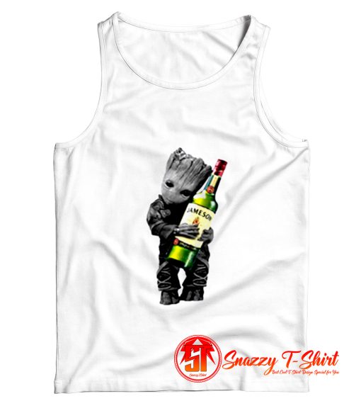 Baby Groot Hug Jameson Wine Tank Top