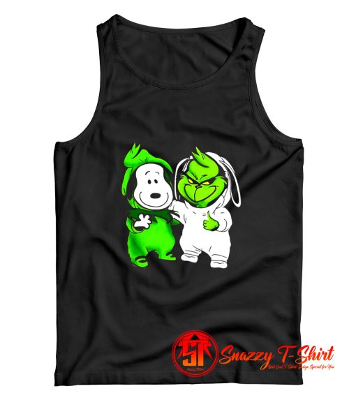 Baby Snoopy and baby Grinch Tank Top