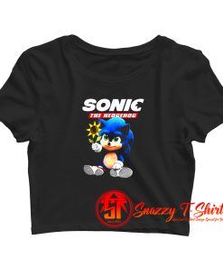 Baby Sonic The Hedgehog Movie Crop Top Shirt