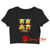 Baby Yoda Happy Hallothanksmas Crop Top Shirt