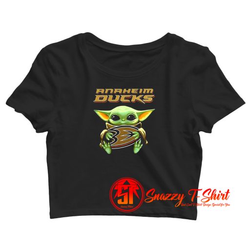 Baby Yoda Hug Anaheim Crop Top Shirt