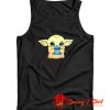 Baby Yoda Hug Stitch Tank Top