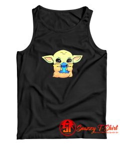 Baby Yoda Hug Stitch Tank Top