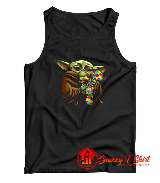 Baby Yoda Hug Teddy Tank Top