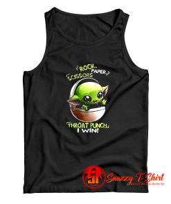 Baby Yoda Rock Paper Scissors Tank Top