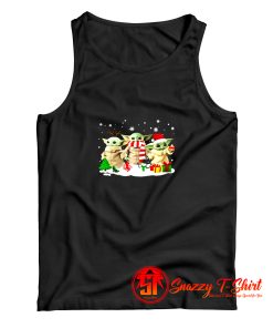 Baby Yoda The Mandalorian Christmas Tank Top