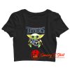 Baby Yoda hug Tennessee Titans Crop Top Shirt